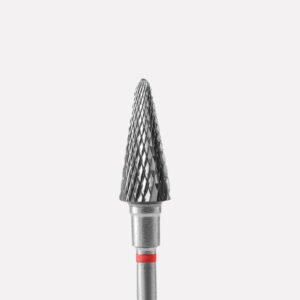 (Qarmi International) Carbide Nail Drill Bit Cone Red