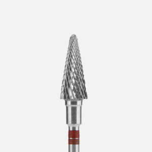 (Qarmi International) Carbide Nail Drill Bit For Left-Handed Users Cone Red