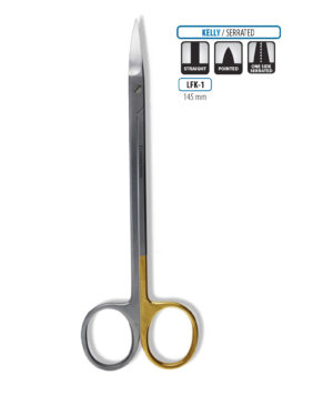 Scissors KELLY / SERRATED