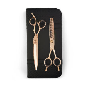 (Qarmi International) VG10 Sword Shear Thinner Combo - Rose Gold