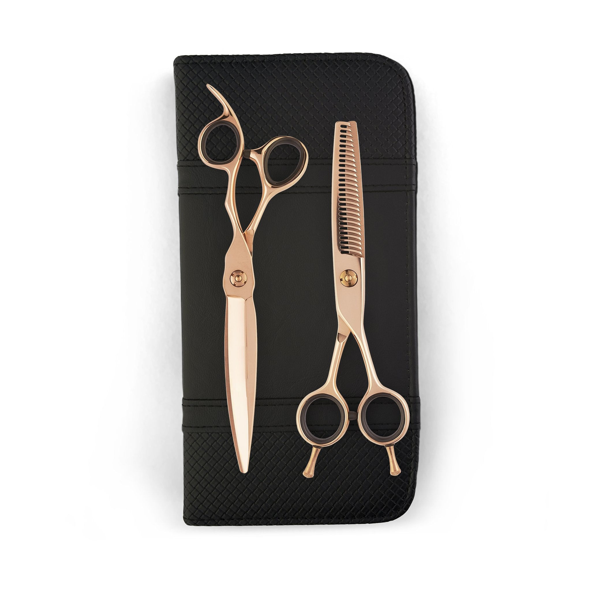 (Qarmi International) VG10 Sword Shear Thinner Combo - Rose Gold