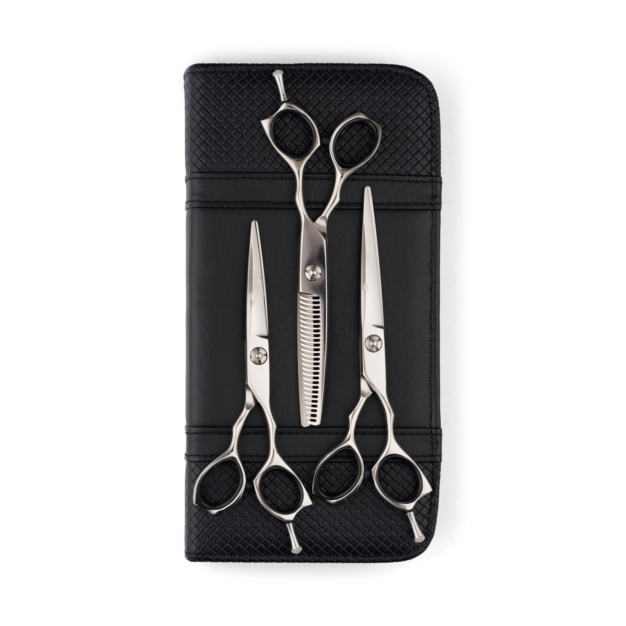 (Qarmi International) Silver Precision Cutting Shears Triple Set